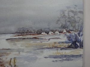 Niet of onleesbaar gesigneerd - Winterlandschap kopen? Bied vanaf 1!