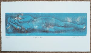 Noriko Ogawa - Naakt, aquatint ets kopen? Bied vanaf 30!