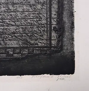 Ko Oosterkerk - Het boek der Psalmen, aquatint ets (5e staat, unica!) kopen? Bied vanaf 60!