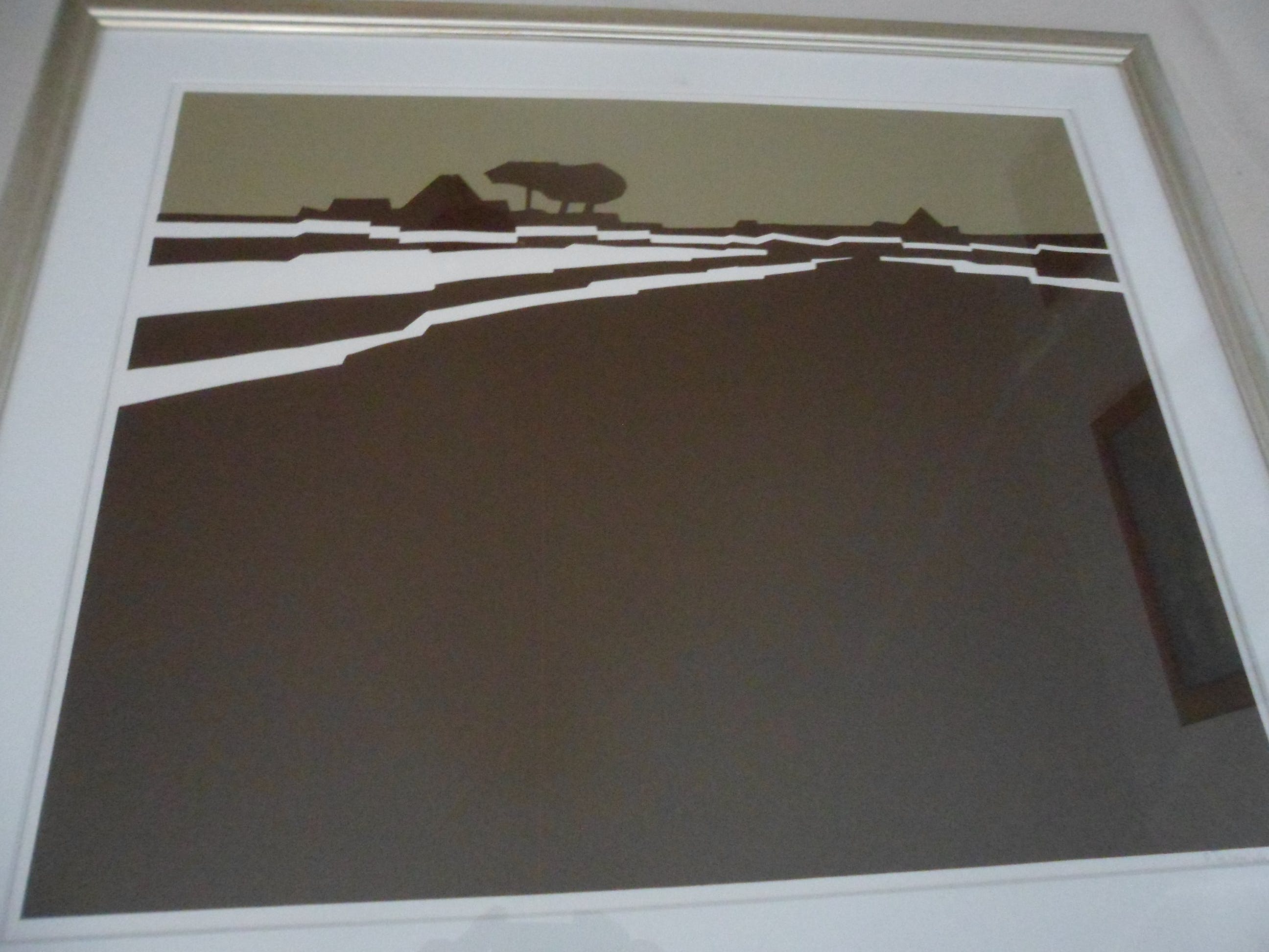 Bob Immink - Zeefdruk, Titel "Varkensland bij watergang kopen? Bied vanaf 40!