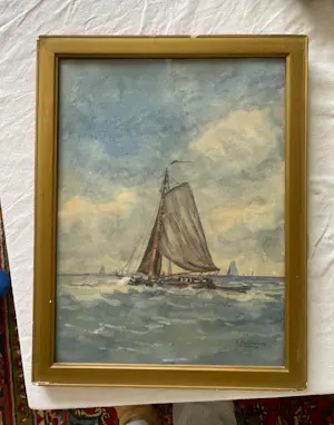 Albert Jan Oudshoorn - Tjalk op zee kopen? Bied vanaf 100!