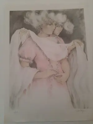 AcheterColette Deyme - Litho, Titel, Deux femmes en rose. (Twee vrouwen in het roze )? Enchérissez de 35!