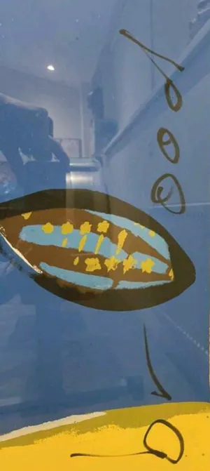 Herman Brood - Rugby - gesigneerd - ingelijst kopen? Bied vanaf 1!
