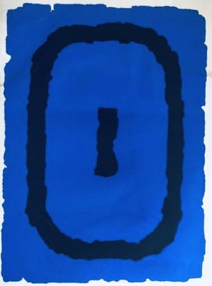 Bram Bogart - Zwart in blauw kopen? Bied vanaf 250!