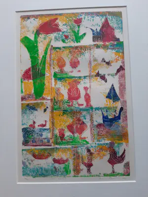 Lia van Leeuwen - Kleuren ets, Voor elkaar kopen? Bied vanaf 40!