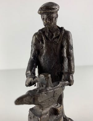 Jaap Hartman - bronzen beeld - 'smid' kopen? Bied vanaf 79!