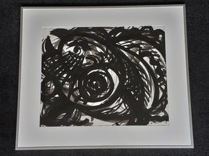 Fien Huth - Vroege, originele inkttekening uit 1964 - ingelijst kopen? Bied vanaf 215!