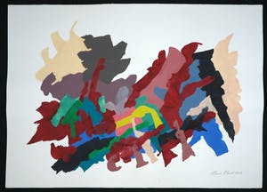 Henri Plaat - Gouache, Zonder titel (Groot) kopen? Bied vanaf 80!