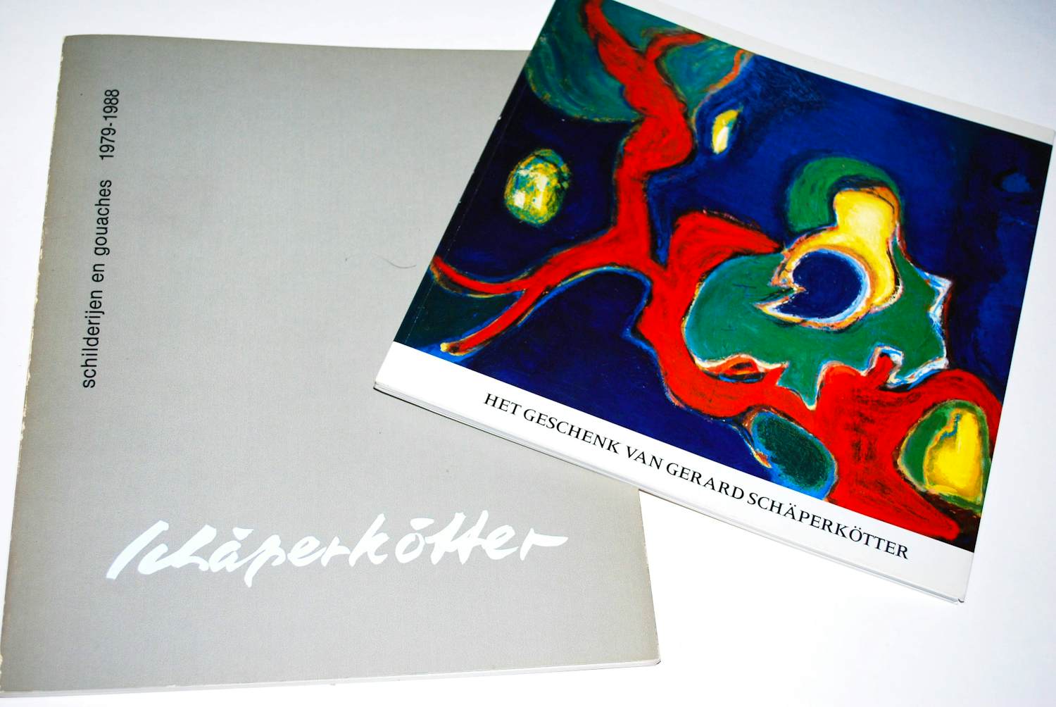 Gerard Schaperkotter - 2 boekwerken (1x gesigneerd met opdracht) & kaart & prijslijst verkocht voor € 40!