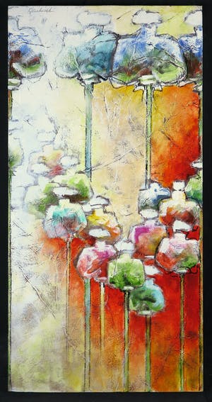 Carla Raadsveld - Acryl op doek, Bloemen (Groot) kopen? Bied vanaf 80!