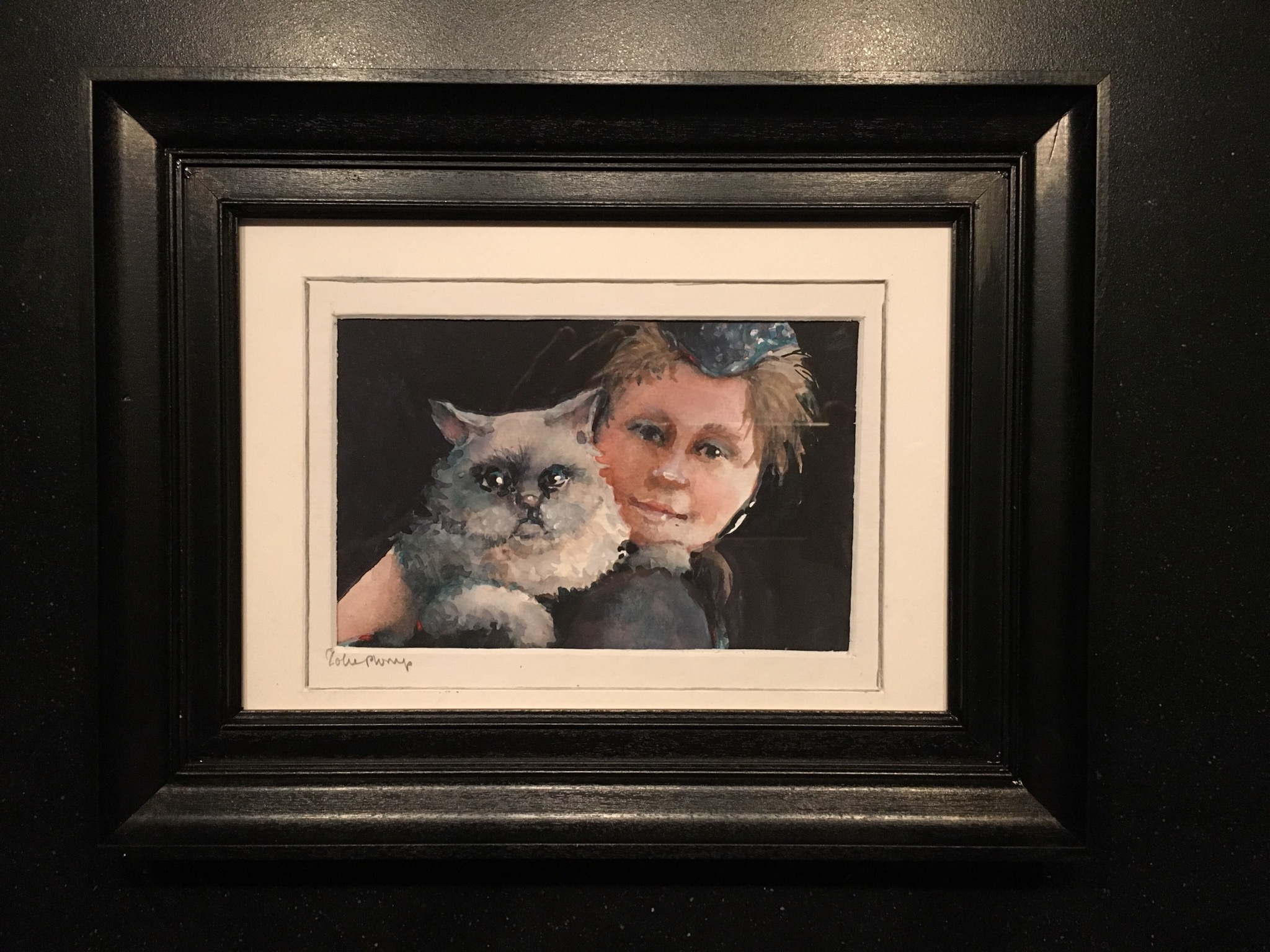 Joke Plomp - Staphorster meisje in klederdracht met kat kopen? Bied vanaf 90!