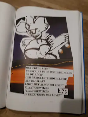 Herman Brood - Woedend licht uit 2000, inclusief zeefdruk, ingelijst kopen? Bied vanaf 100!