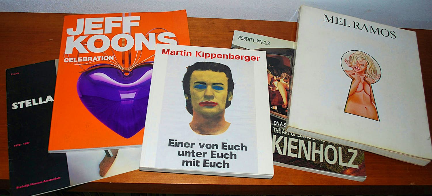 Jeff Koons - Martin Kippenberger-Mel Ramos-Edward Kienholz-Frank Stella kopen? Bied vanaf 90!