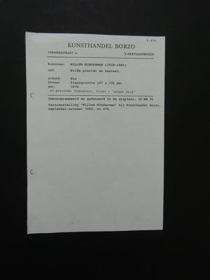 Willem Minderman - WILDE PLANTEN EN KASTEEL kopen? Bied vanaf 60!