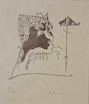 Pavel Husa - 3 litho’s & 1 originele tekening kopen? Bied vanaf 50!