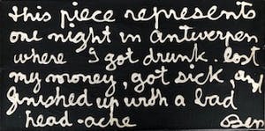 Benjamin Vautier - a night in Antwerp kopen? Bied vanaf 2500!
