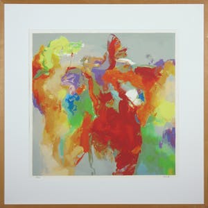 Peter Munnik - Zeefdruk, Zonder titel 1 (g) - Ingelijst kopen? Bied vanaf 40!