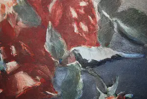 Constantia Arnolda Balwe - Stilleven met rozen - kleurenlitho (zeldzaam) kopen? Bied vanaf 45!