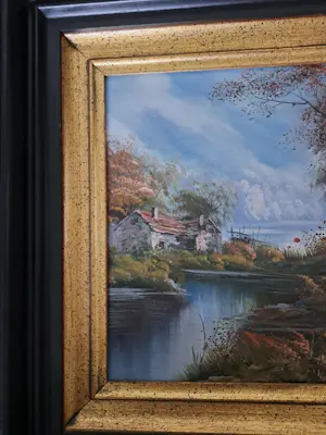 Robert De Man - Landschap met rivier en boerderij kopen? Bied vanaf 75!