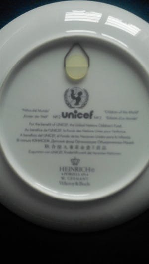 Villeroy & Boch - Unicef "Children of the world" serie 1 t/m 4 kopen? Bied vanaf 30!