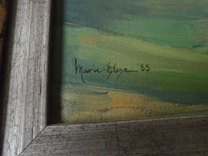 Marie Elise - Olieverf op Doek - 2 Landschappen kopen? Bied vanaf 50!