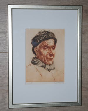 Georg Hering - Volendammer visser - ets - nr. 1/20 kopen? Bied vanaf 30!