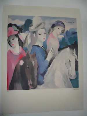 Marie Laurencin - Litho, Drie vrouwen met paarden / Orphelins d'Auteuil kopen? Bied vanaf 45!