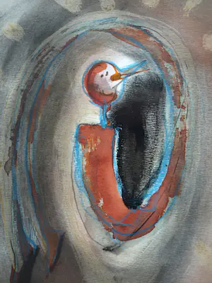 Roberto Caradonna - Ingelijste aquarel & inkt , Pinokkio , Pinocchio – 1999 kopen? Bied vanaf 50!