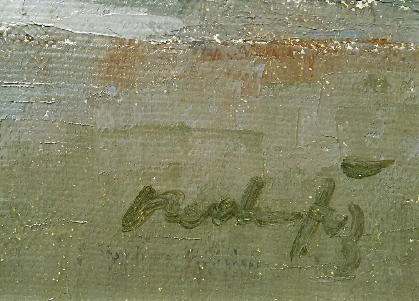 Niet of onleesbaar gesigneerd - Akkers bij Eenrum - Groningen, olieverf op doek (ingelijst) kopen? Bied vanaf 1!