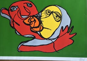 Karel Appel - Putting Green Kiss kopen? Bied vanaf 475!