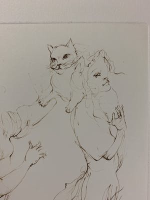 Leonor Fini - Des femmes et le chat kopen? Bied vanaf 25!