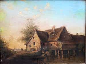 Niet of onleesbaar gesigneerd - Monogram JAK verkocht voor € 10!