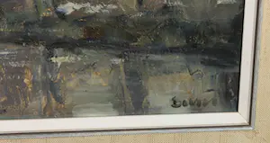 Niet of onleesbaar gesigneerd - Olieverf op doek, Hollands landschap met molen - Ingelijst kopen? Bied vanaf 1!