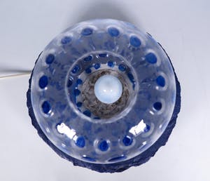 Niet of onleesbaar gesigneerd - Glas en keramiek, Lamp kopen? Bied vanaf 10!