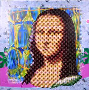 Arturo - Gilcée op Doek, Mono Lisa, (Groot) verkocht voor € 1!