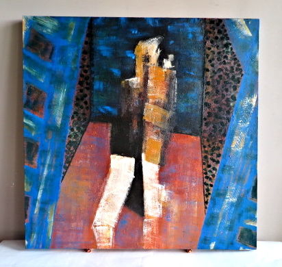 Niet of onleesbaar gesigneerd - ‘Little bird on your shoulder’ - Olieverf op 3D-doek - (groot!) kopen? Bied vanaf 1!