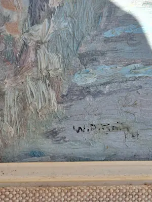 Willem Knip - Mediterraanse voorstelling - Dorpsgezicht kopen? Bied vanaf 185!