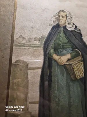 Franz Meerts - Vissersvrouw in klederdracht kopen? Bied vanaf 60!