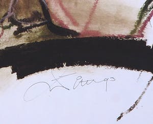 Franscz Witte - Acryl en krijt op papier, Figuur kopen? Bied vanaf 1!