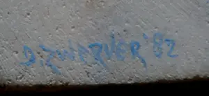 Dolf Zwerver - Olieverf op paneel: verliefde schilder - 1982 kopen? Bied vanaf 1250!