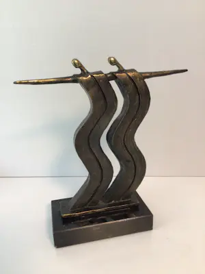 Corry Ammerlaan - Sculptuur “ Happy together “ kopen? Bied vanaf 59!