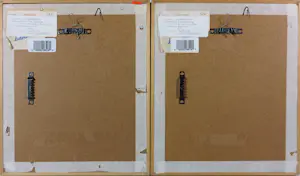 Lies Lantinga - Set van 2 litho's, Kom kleef in mij & Ik pel... - Ingelijst kopen? Bied vanaf 80!