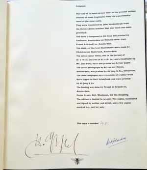 Karel Appel - a beast-drawn man (text Bert Schierbeek) kopen? Bied vanaf 100!