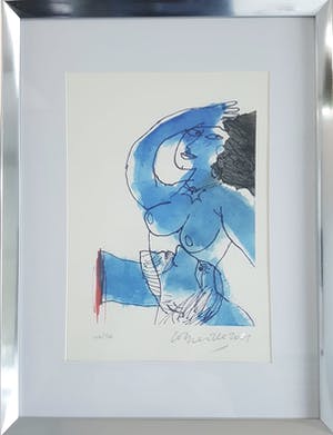 Corneille - Corneille 1922-2010 litho naakt in lijst handgesigneerd,genummerd en gedateerd kopen? Bied vanaf 140!