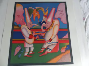 Mikhail Chemiakin - Litho. HET CARNAVAL IN ST PETERSBURG kopen? Bied vanaf 40!