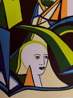 Maartje Wijngaarden - “Faces”. Handgesigneerd en genummerde zeefdruk. kopen? Bied vanaf 35!