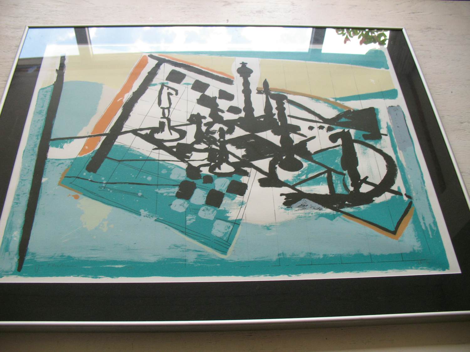 Jan Pieter Hartzema - Zeefdruk Schaakspel Nummer 26-60 kopen? Bied vanaf 100!