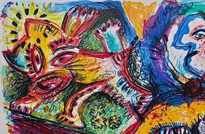 Rik van Iersel - Beestachtig - Originele litho in nieuwstaat - PRIJS VERLAAGD kopen? Bied vanaf 19!