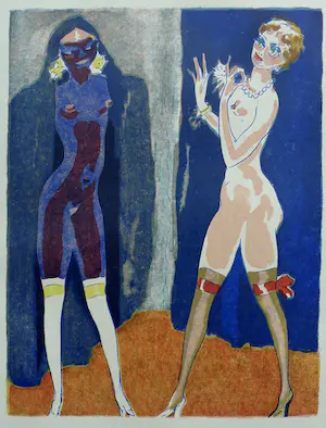 Kees van Dongen - Gravure 1001 Nacht: 'La Comparaison' kaufen? Bieten Sie von 25!