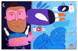 Wouter Stips - Kleurenzeefdruk SWEET DREAMS Handgesigneerd kopen? Bied vanaf 85!